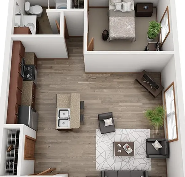 1 Bed 1 Bath Large 1 Bed 1 Bath Large