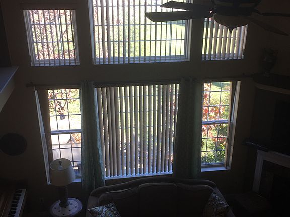 2 story family room with FP
