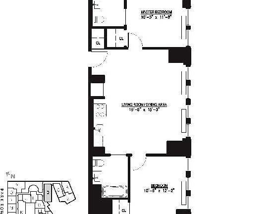 2nd image of 15 Park Row APT 6D