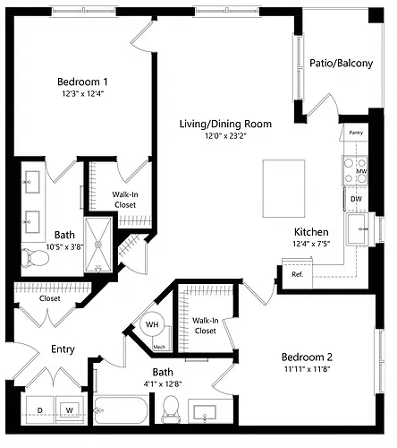 Floor plan B4