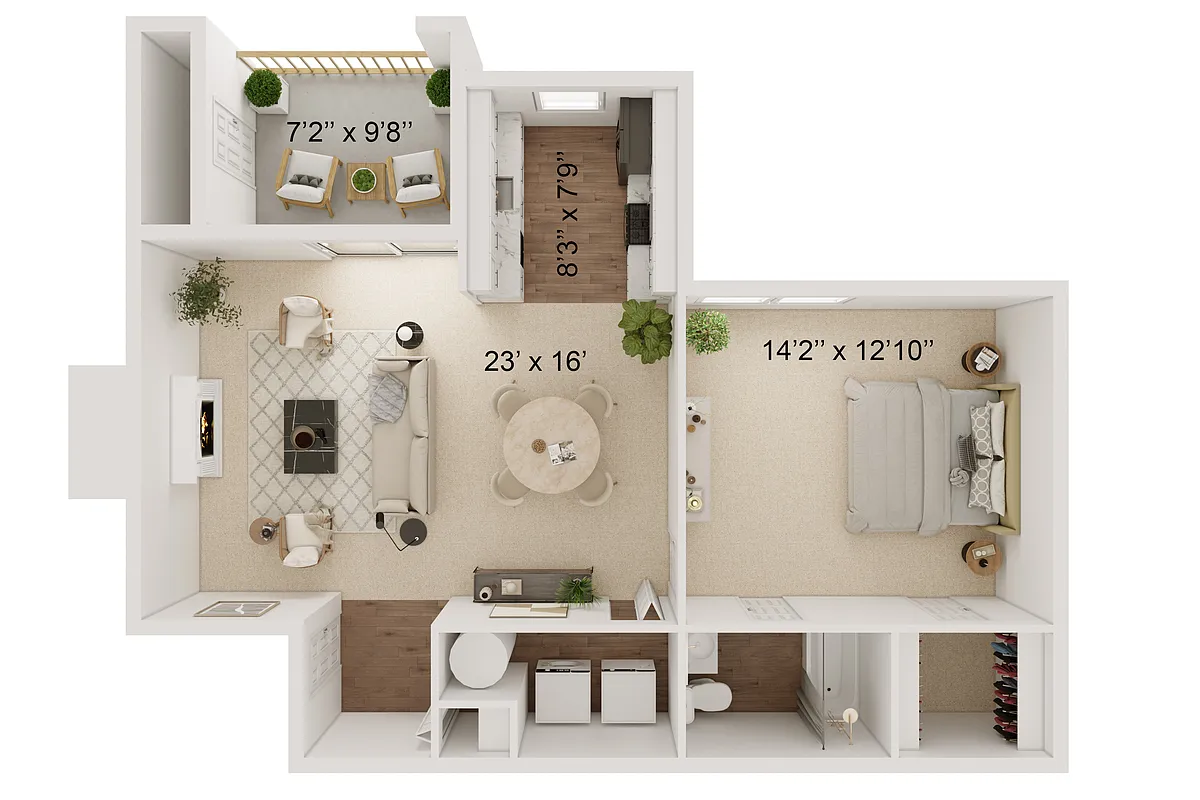 Floor plan Bray A1BR1