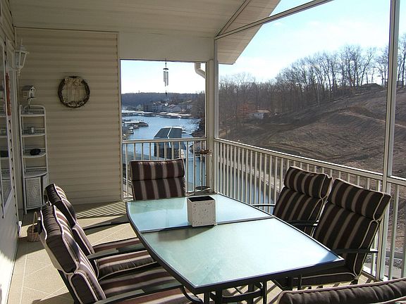 Screened porch on main level