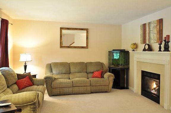 Propane fireplace is vented