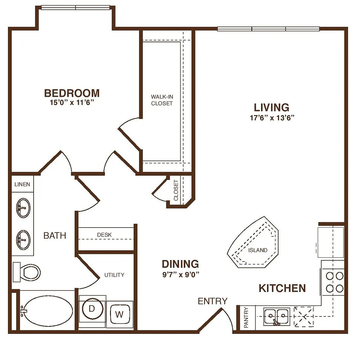 Floor plan The Bristol