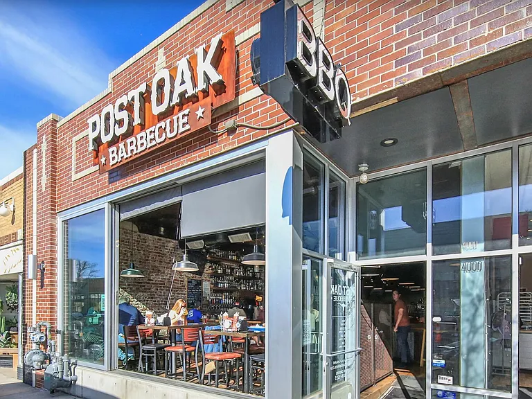 Post Oak Barbecue on the infamous Tennyson St, just 2.1 miles away!