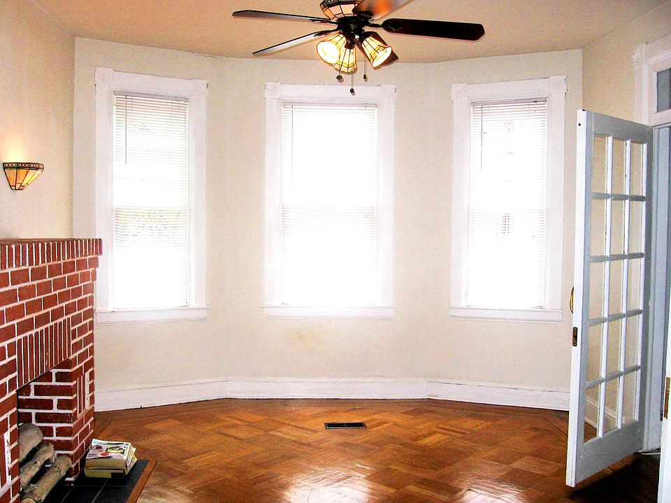 Living room has a lovely bay with an eastern exposure.