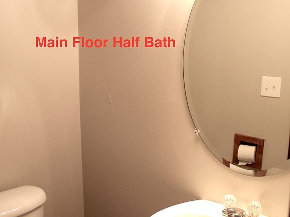 Main floor half bath