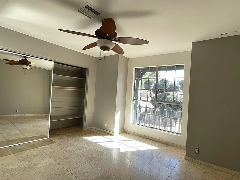 UNFURNISHED. 2nd. guestroom. Fits a queen size bed, generous closet, accommodates a desk/chair.