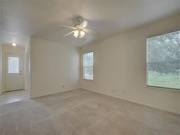 Living room & front entry