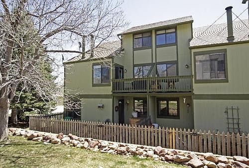 Back view of condo (upper left unit)