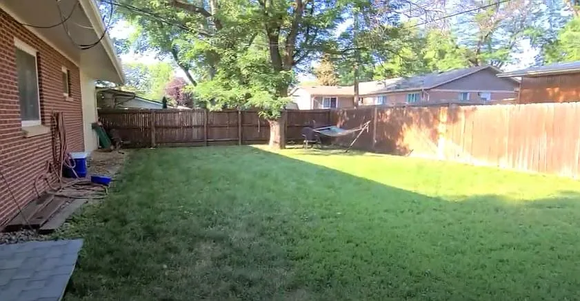 backyard - 6635 Saulsbury St