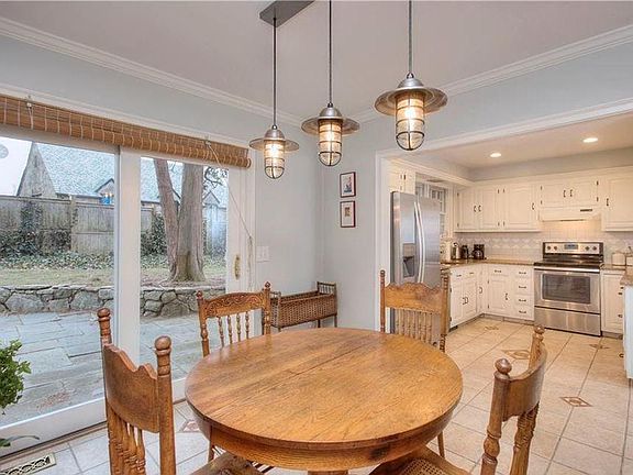 Eat in kitchen with new stainless appliances