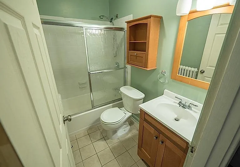 Just beautiful redone bath.