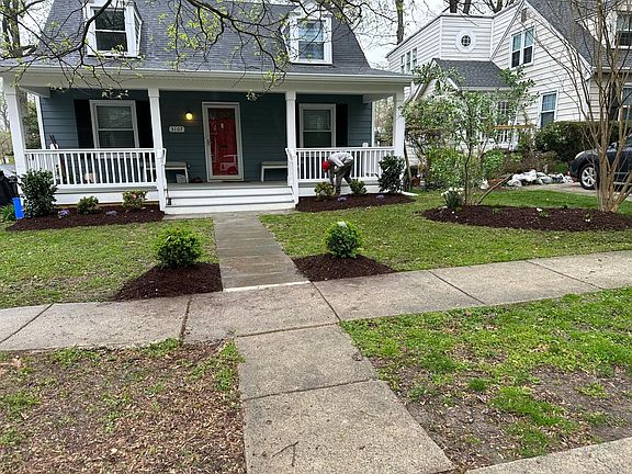 new front porch and landscaping added 2024/5