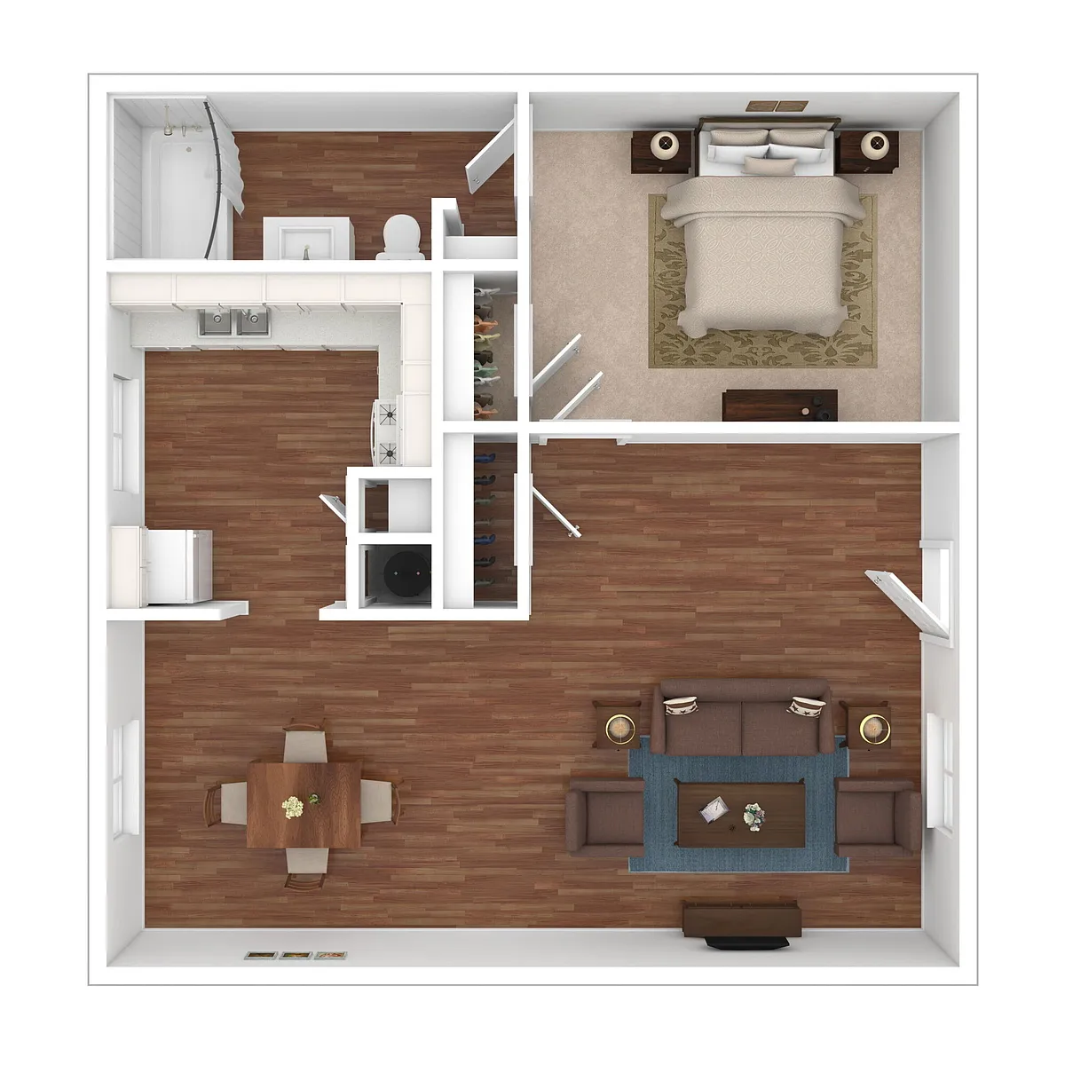 Floor plan 1 Bedroom