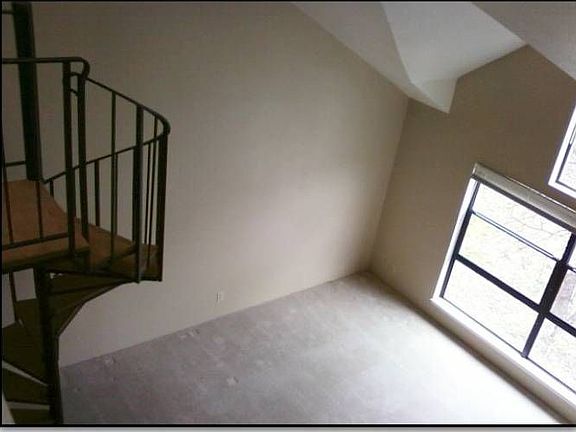 Stair and vaulted ceiling