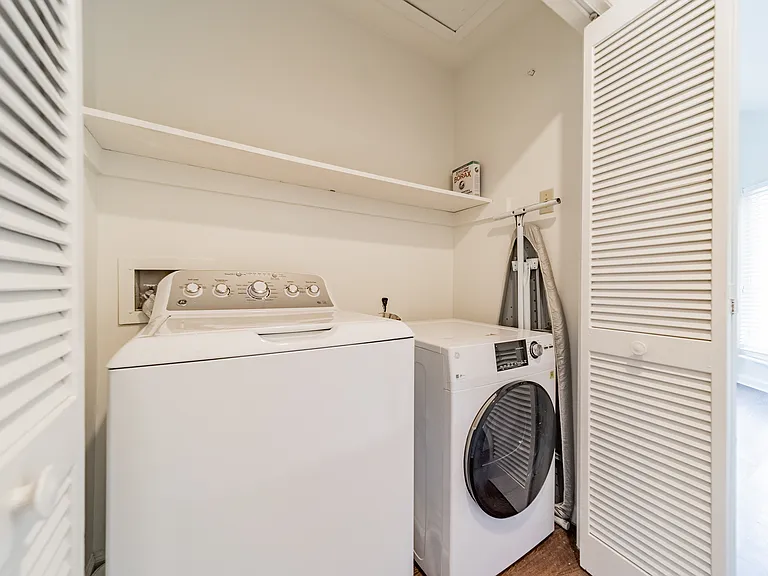 Laundry closet