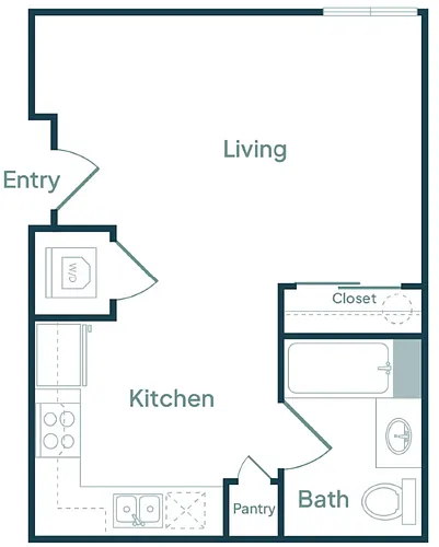 Floor plan Studio (C)