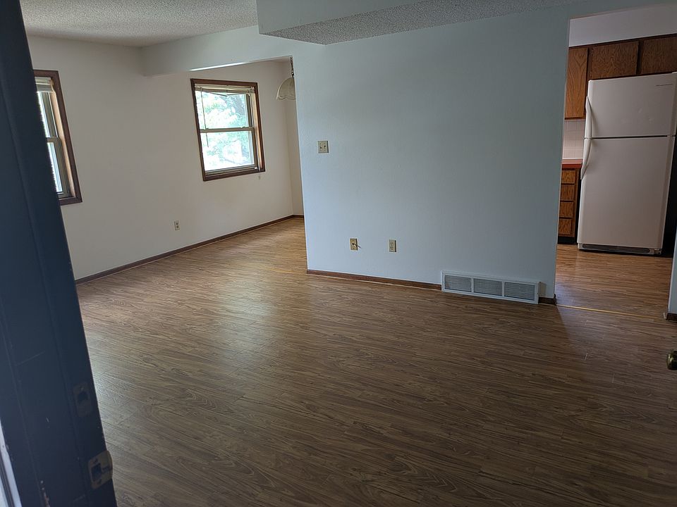 view of unit from entrance door. Windows face east.