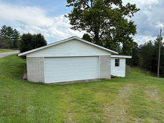 Detached garage with workshop