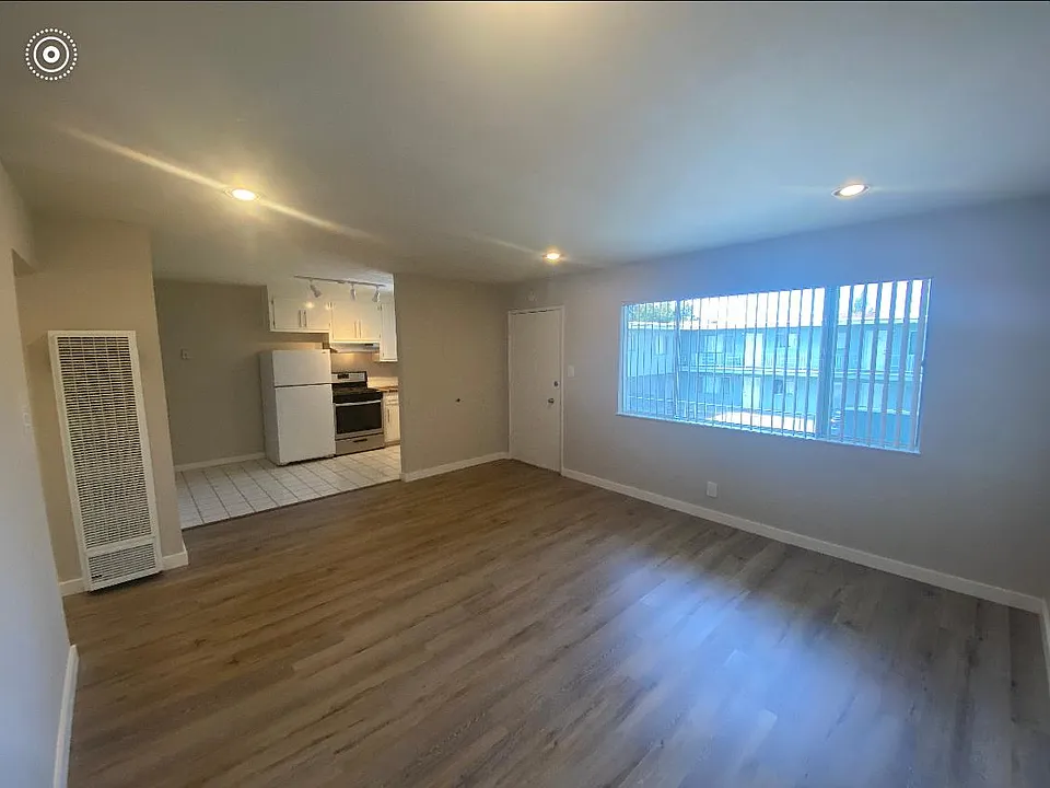 living room and kitchen