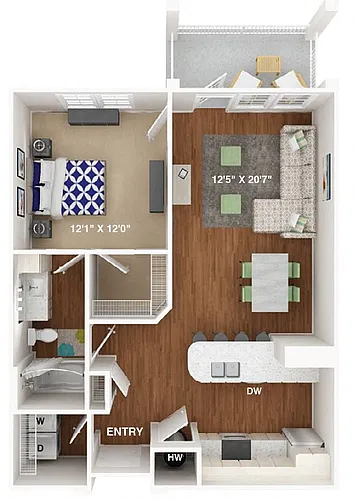Floor plan A1C
