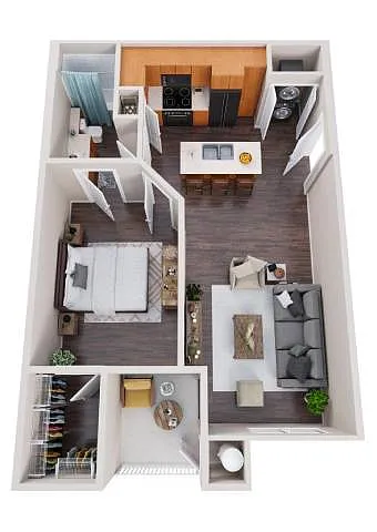 Floor plan 1x1 X Large