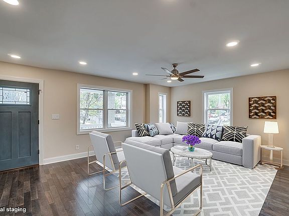 Sun-filled living room