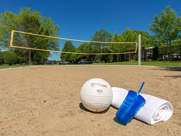 Dig into fun on our sandy volleyball court, a sun-soaked playground for all.