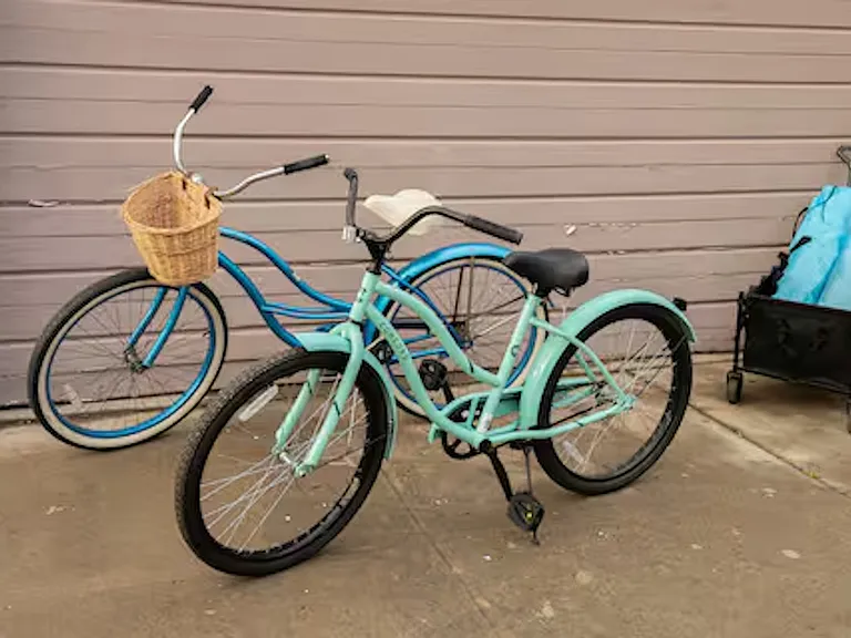 We include 2 FREE beach cruisers with our rental!