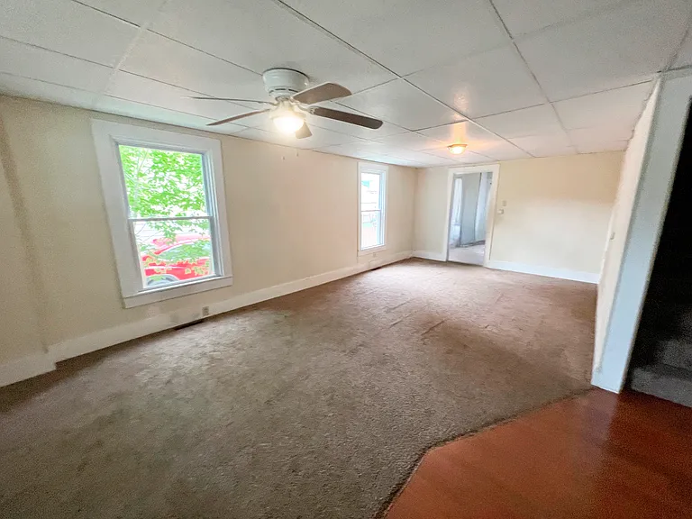 Spacious Living Room and Dining Room fully Carpeted