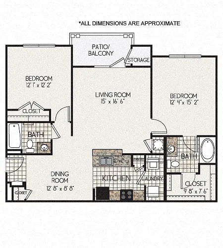 Floor plan B2 Floorplan