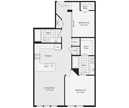 Floor plan B3