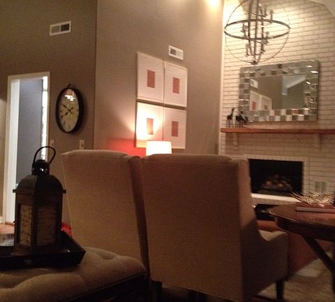 Living room Fireplace