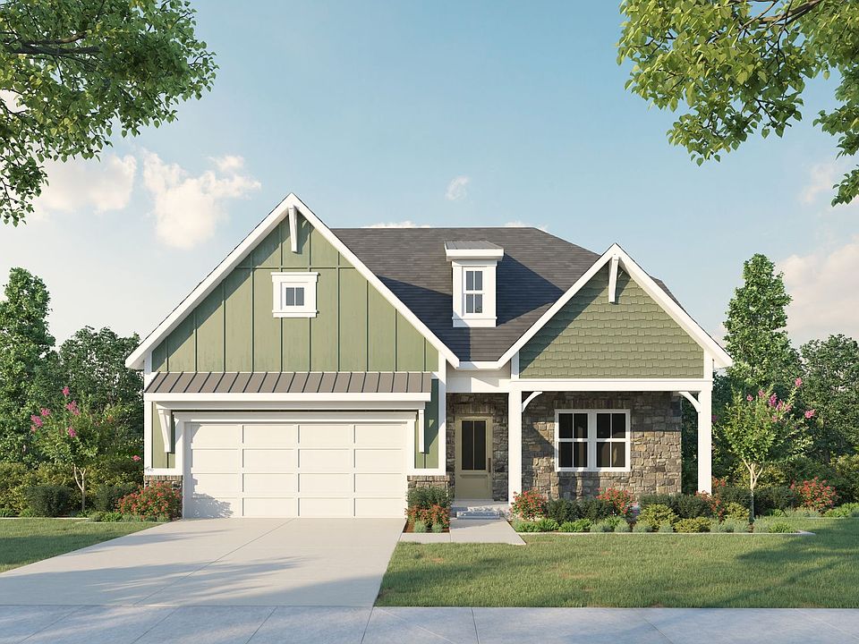 Farmhouse Elevation 2 Car