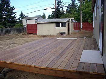 Large Back Deck 