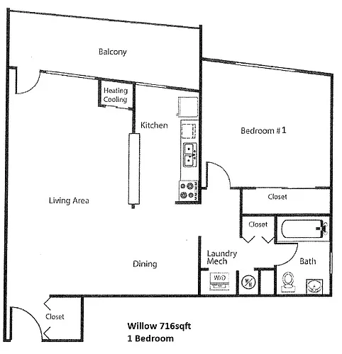 Floor plan Willow