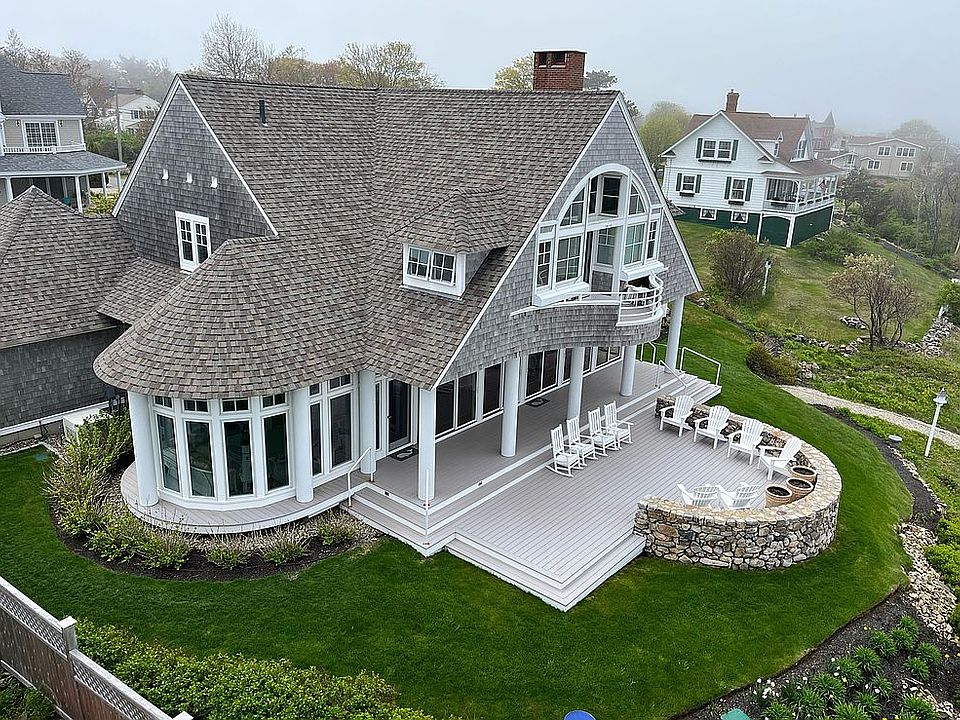 Aerial View, Facing ocean
