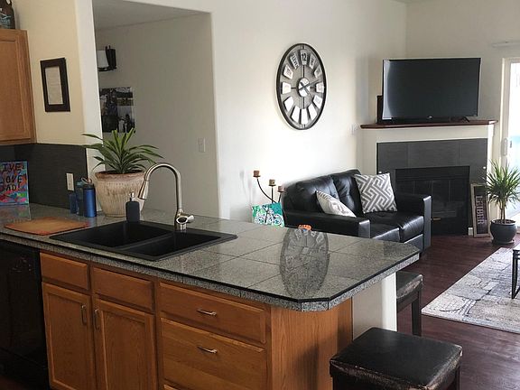 Kitchen island with ample counter space