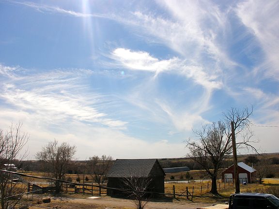 View from screened in patio