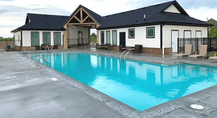 Clubhouse and pool