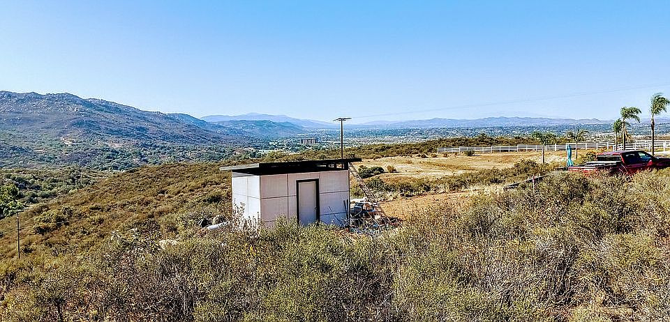 Looking north, it lights up 