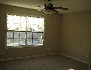 Master Bedroom with fan and duel closets