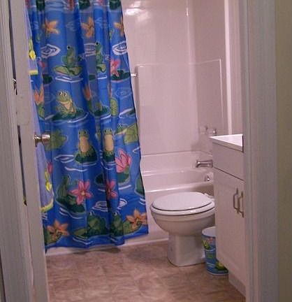 Completely new everything in main bath!