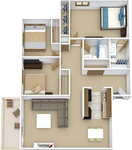 Floor plan Fletcher