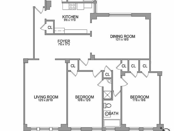 2nd image of 222 W 83rd St APT 12D