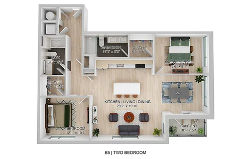 Floor plan B5
