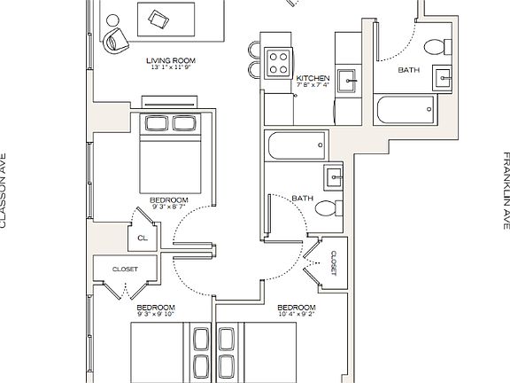 2nd image of 953 Dean St #216