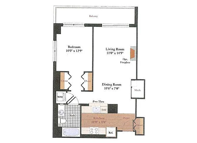 Floor plan Carlyle