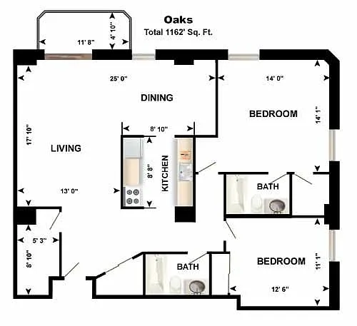 Floor plan 1405